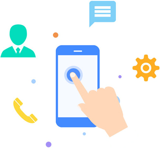 Contacto Us Illustration